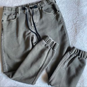 Mens bullhead skinny joggers
